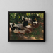 Zwei Enten auf dem Wasser - Alexander Koester — gerahmtes Bild an der Wand