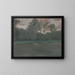 Landschaft mit Wasser - Alexander Kubnyi — gerahmtes Bild an der Wand