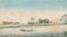 Ansicht auf die Zuckerplantage Catharina Sophia vom Wasser aus - Alexander Ludwich Brockmann — Ansicht des Kunstwerks