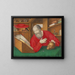 Saint Jérôme dans son étude - Alexander Marshal — gerahmtes Bild an der Wand
