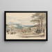Box Hill seit West Humble Lane - Alexander Monro — gerahmtes Bild an der Wand
