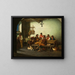Eine Feier in einer römischen Taverne - Alexander Rizzoni — gerahmtes Bild an der Wand
