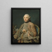 Baron de Neubourg Cromire - Alexander Roslin — gerahmtes Bild an der Wand