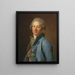 Christopher Bogislaus Zibet - Alexander Roslin — gerahmtes Bild an der Wand