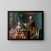 Doppelporträt-Gemälde - Alexander Roslin — gerahmtes Bild an der Wand