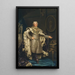 Gustave III 1746-1792, König von Schweden - Alexander Roslin — gerahmtes Bild an der Wand