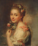 Portrait der Ehefrau des Künstlers Marie Suzanne geb. Giroust - Alexander Roslin — Ansicht des Kunstwerks