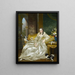 Die Gräfin d'Egmont Pignatelli in spanischer Tracht - Alexander Roslin — gerahmtes Bild an der Wand