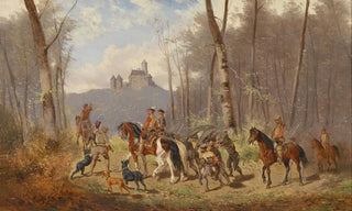 Alexander Von Bensa - Heimkehr nach der Brenjagd.webp