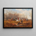 Jagdpartie - Alexander von Bensa — gerahmtes Bild an der Wand