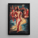Pulcinella - Alexandra Exter — gerahmtes Bild an der Wand