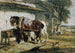Zugpferde - Alexandre-Gabriel Decamps — Ansicht des Kunstwerks