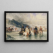 Traversée de la rivière - Alexandre-Gabriel Decamps — gerahmtes Bild an der Wand