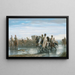 Traversée d'une rivière - Alexandre-Gabriel Decamps — gerahmtes Bild an der Wand