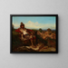 Bergère des Abruzzen - Alexandre-Gabriel Decamps — gerahmtes Bild an der Wand