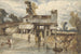 Landschaft mit Wassermühle - Alexandre-Gabriel Decamps — Ansicht des Kunstwerks