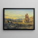 La Campagne romaine - Alexandre-Gabriel Decamps — gerahmtes Bild an der Wand