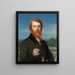 Alfred Bruyas - Alexandre Cabanel — gerahmtes Bild an der Wand