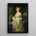 Christina Nilsson 1843-1921 Opernsängerin in Ophelia - Alexandre Cabanel — gerahmtes Bild an der Wand