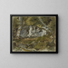 Wald mit Felsen - Alexandre Cabanel — gerahmtes Bild an der Wand