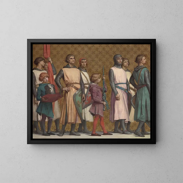 La vie de Saint Louis - Alexandre Cabanel — gerahmtes Bild an der Wand