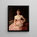 Olivia Peyton Murray coupe la femme de William Bayard - Alexandre Cabanel — gerahmtes Bild an der Wand