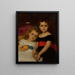 Portrait der beiden Schwestern - Alexandre Cabanel — gerahmtes Bild an der Wand