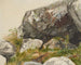 Landschaft mit Felsen - Alexandre Cabanel — Ansicht des Kunstwerks