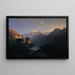 Am Ufer des Uri-Sees - Alexandre Calame — gerahmtes Bild an der Wand