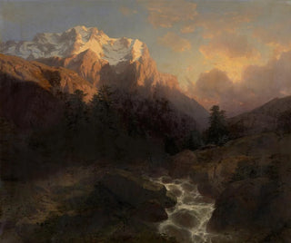 Alexandre Calame - The Wetterhorn.webp