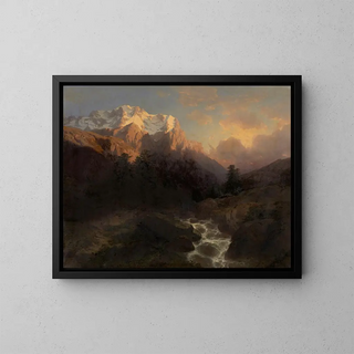 Alexandre Calame - The Wetterhorn.webp