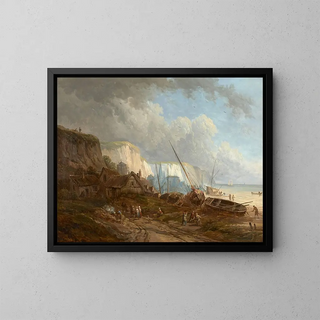 Alexandre Defaux - Marine  lembouchure dune rivire et Falaises du pays de Caux.webp