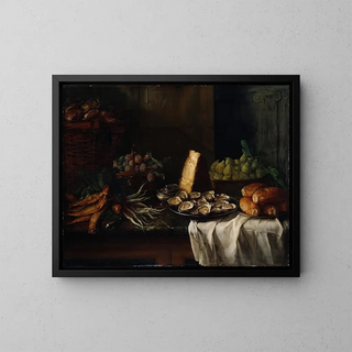 Alexandre Franois Desportes - Breakfast Piece with Oysters.webp