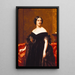 Junge Frau - Alexandre Hesse — gerahmtes Bild an der Wand