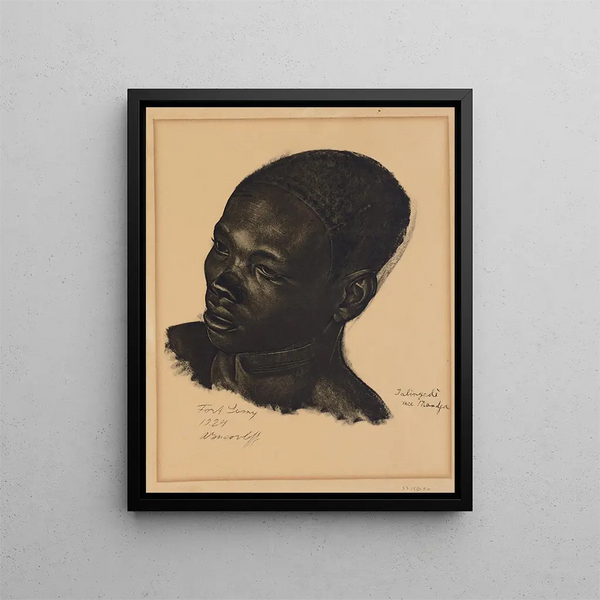 Ialingd - Alexandre Iacovleff — gerahmtes Bild an der Wand