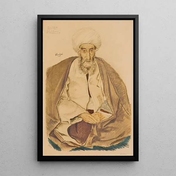 Reproduktion des Gemäldes Mirza Lotf Ali Persische Brief Téhéran - Alexandre Iacovleff