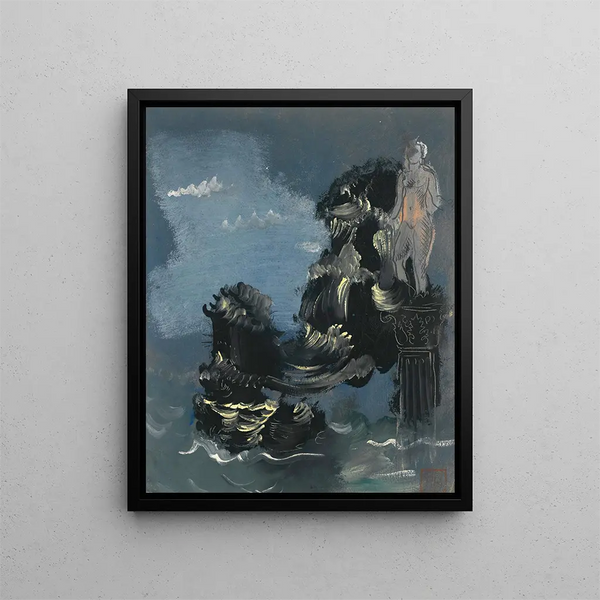 Mythologische Szene - Alexandre Iacovleff — gerahmtes Bild an der Wand