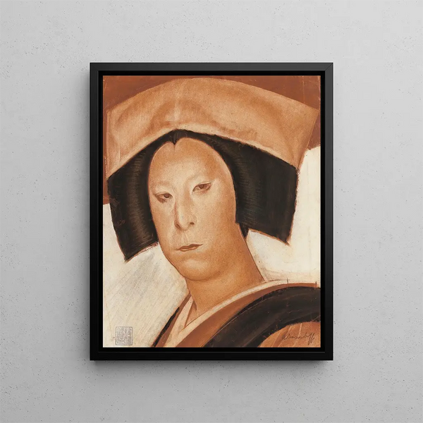 Nakamura Utaemon - Alexandre Iacovleff — gerahmtes Bild an der Wand