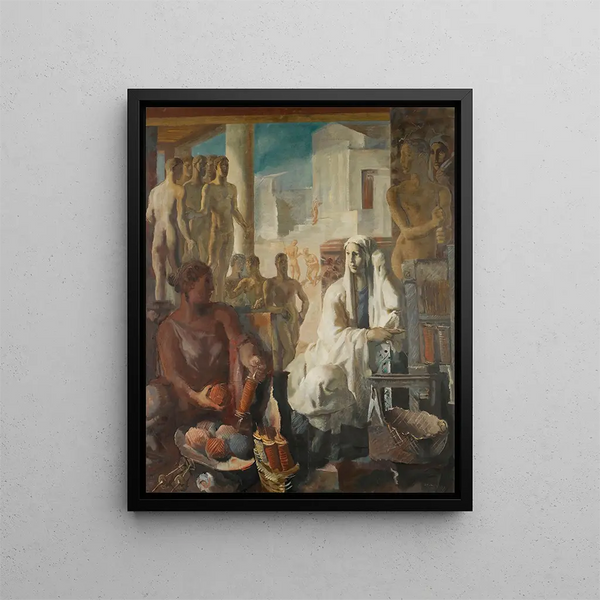 Penelope - Alexandre Iacovleff — gerahmtes Bild an der Wand