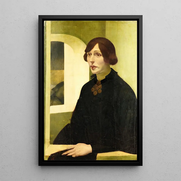 Portrait d'Irene Von Radlov - Alexandre Iacovleff — gerahmtes Bild an der Wand