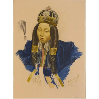 Alexandre Jacovleff - Princesse Nirgidma de Torhout.webp
