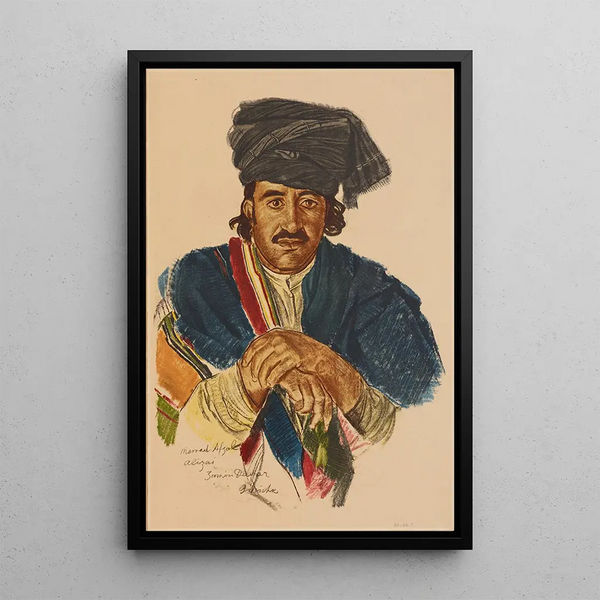 Reproduktion des Gemäldes Ein bemerkenswertes afghanisches Guirichk - Alexandre Iacovleff