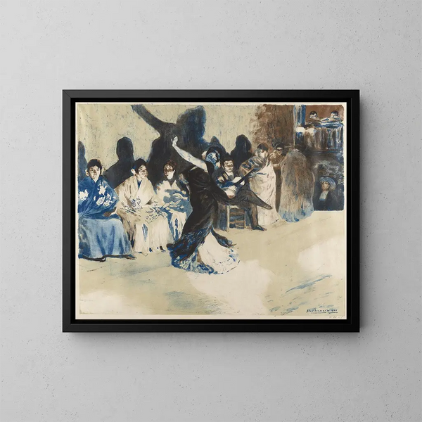 Tänzerinnen aus Andalusien - Alexandre Lunois — gerahmtes Bild an der Wand