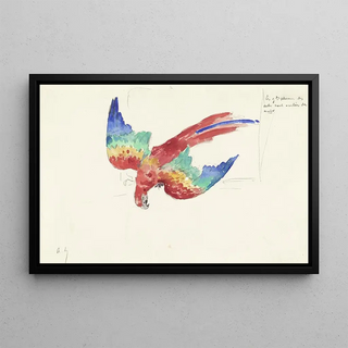Alexandre Lunois - Parrot Looking Down.webp