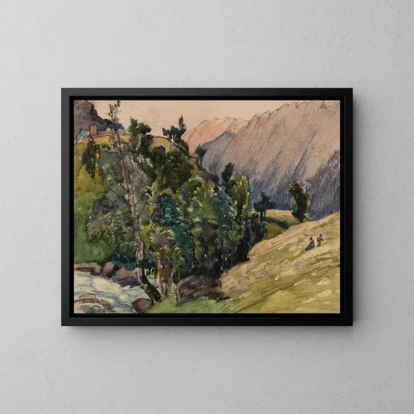 Skizzenbuch Pl13 - Alexandre Nozal — gerahmtes Bild an der Wand