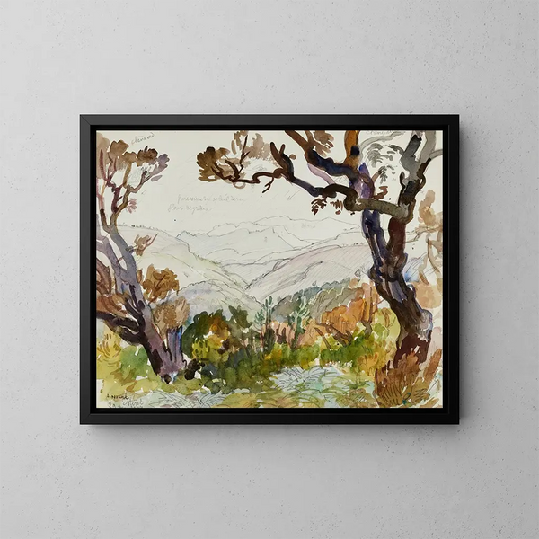 Carnet de dessins Pl28 - Alexandre Nozal — gerahmtes Bild an der Wand