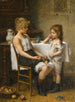 Wahl von Äpfeln - Alexei Harlamoff — Ansicht des Kunstwerks