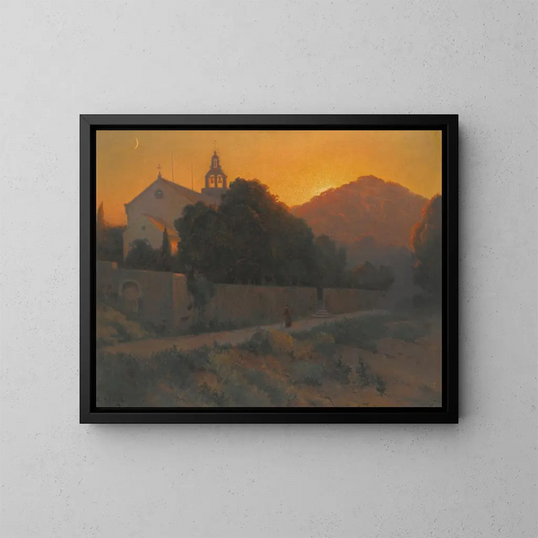 Kirche in Dubrovnik - Alexei Vasilievich Hanzen — gerahmtes Bild an der Wand