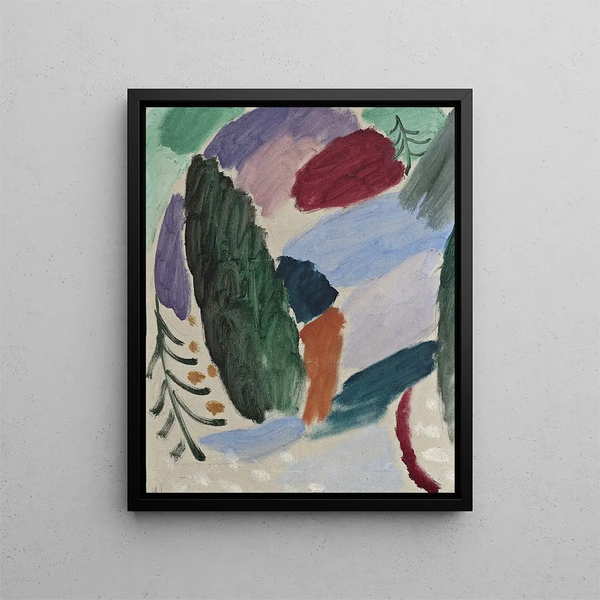 Journée glaciale - Alexej von Jawlensky — gerahmtes Bild an der Wand