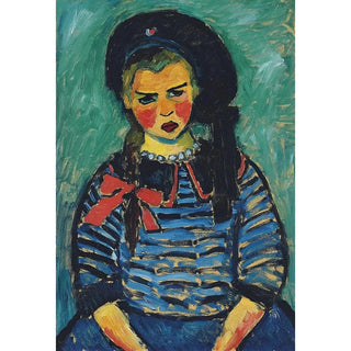 Alexej von Jawlensky - Girl With Red Ribbon.webp